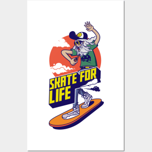 skate for life Posters and Art